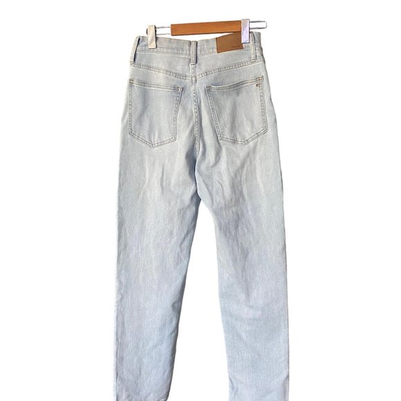 MADEWELL The Perfect Vintage Straight Jean in Mosedale Wash Size 26 - Picture 4 of 9
